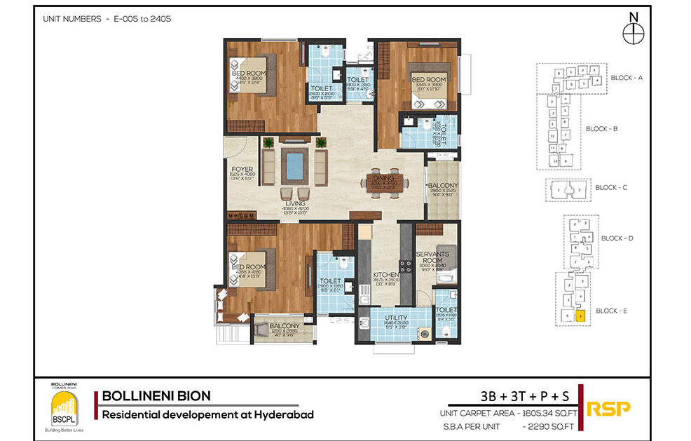 Bollineni Bion floor plan layout